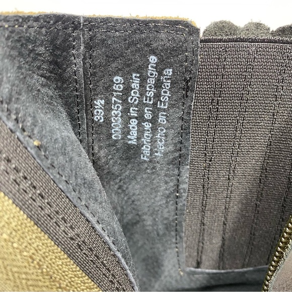 Free People James Deep Khaki Chelsea Heeled Boot 39.5 9.5 - Picture 11 of 14